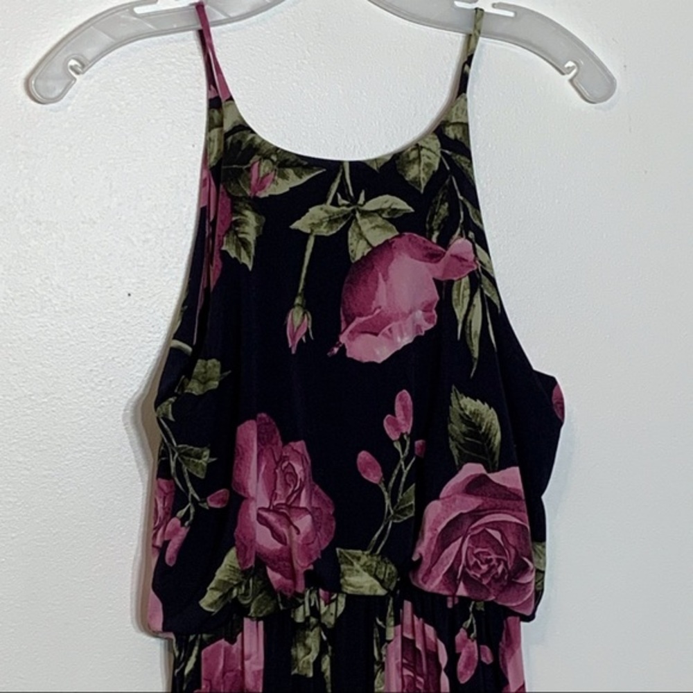 Beautiful Rose Halter Boutique Brand Maxi Dress - Picture 6 of 8